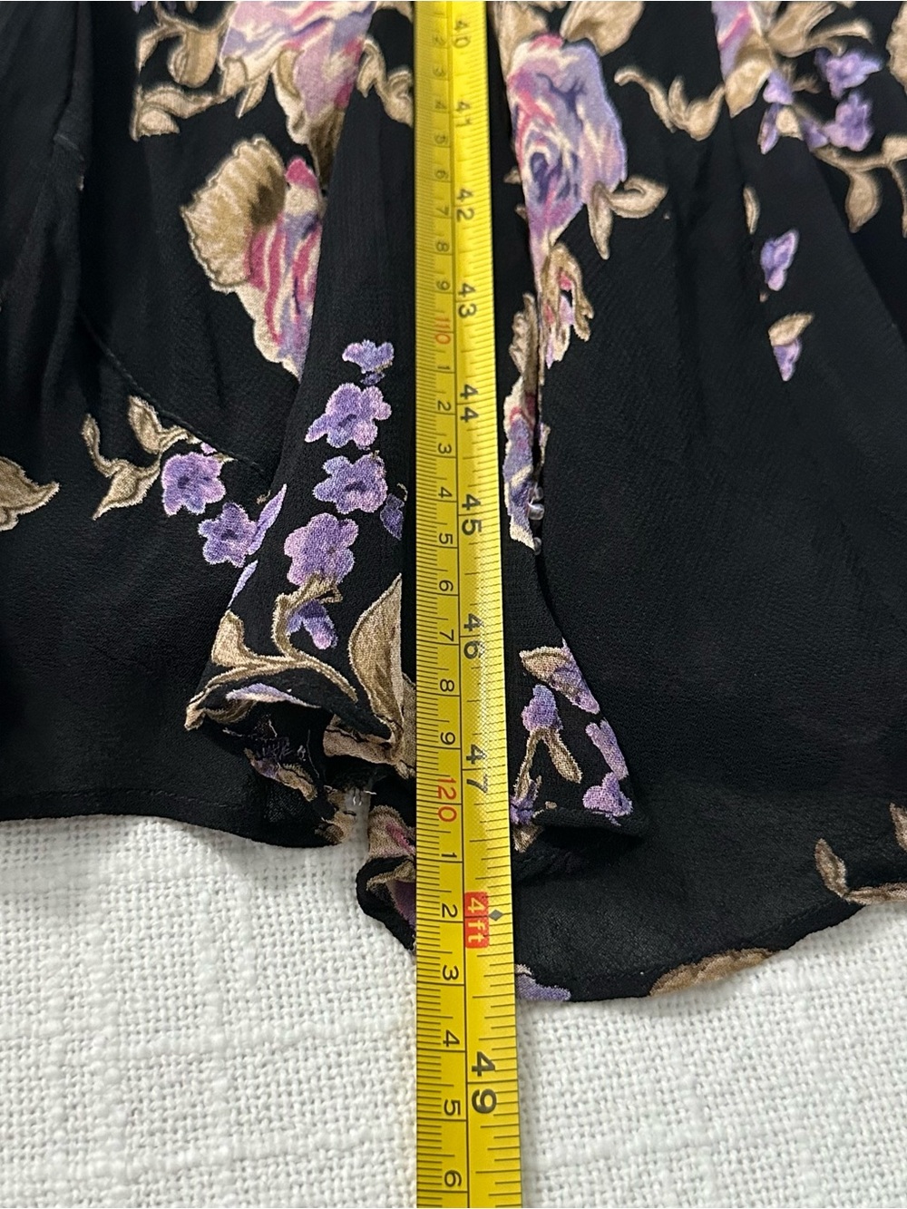 Vtg Dressbarn Floral Maxi Dress Sz M Whimsigoth 90s Grunge Dark Romantic Fairy - Picture 10 of 10